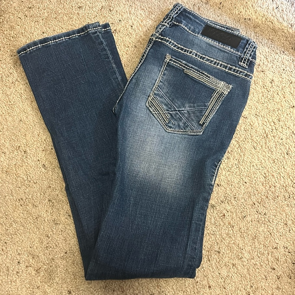 Rock & Roll Cowgirl Rival low rise straight